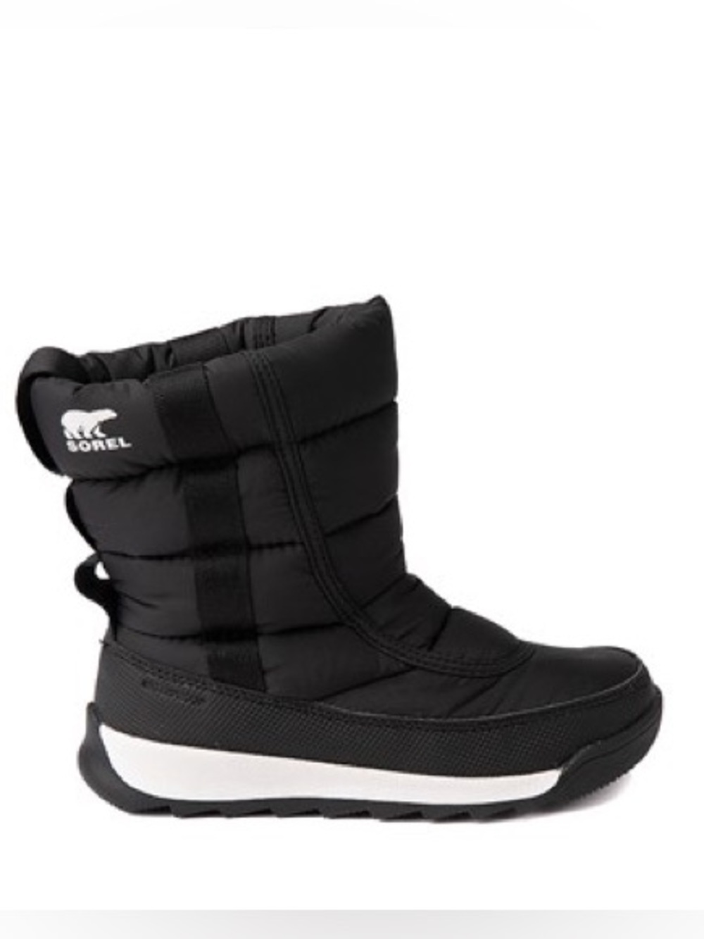 Sorel Whitney 2 Kids Black Pull-On Winter Boots